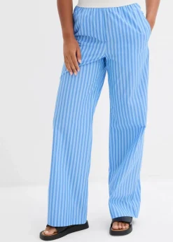 Hot Palazzo-Hose aus Popeline Damen Bekleidung·Kleider|Hosen