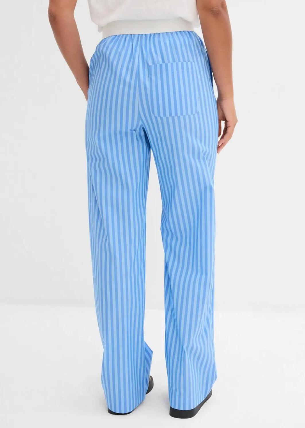 Hot Palazzo-Hose aus Popeline Damen Bekleidung·Kleider|Hosen