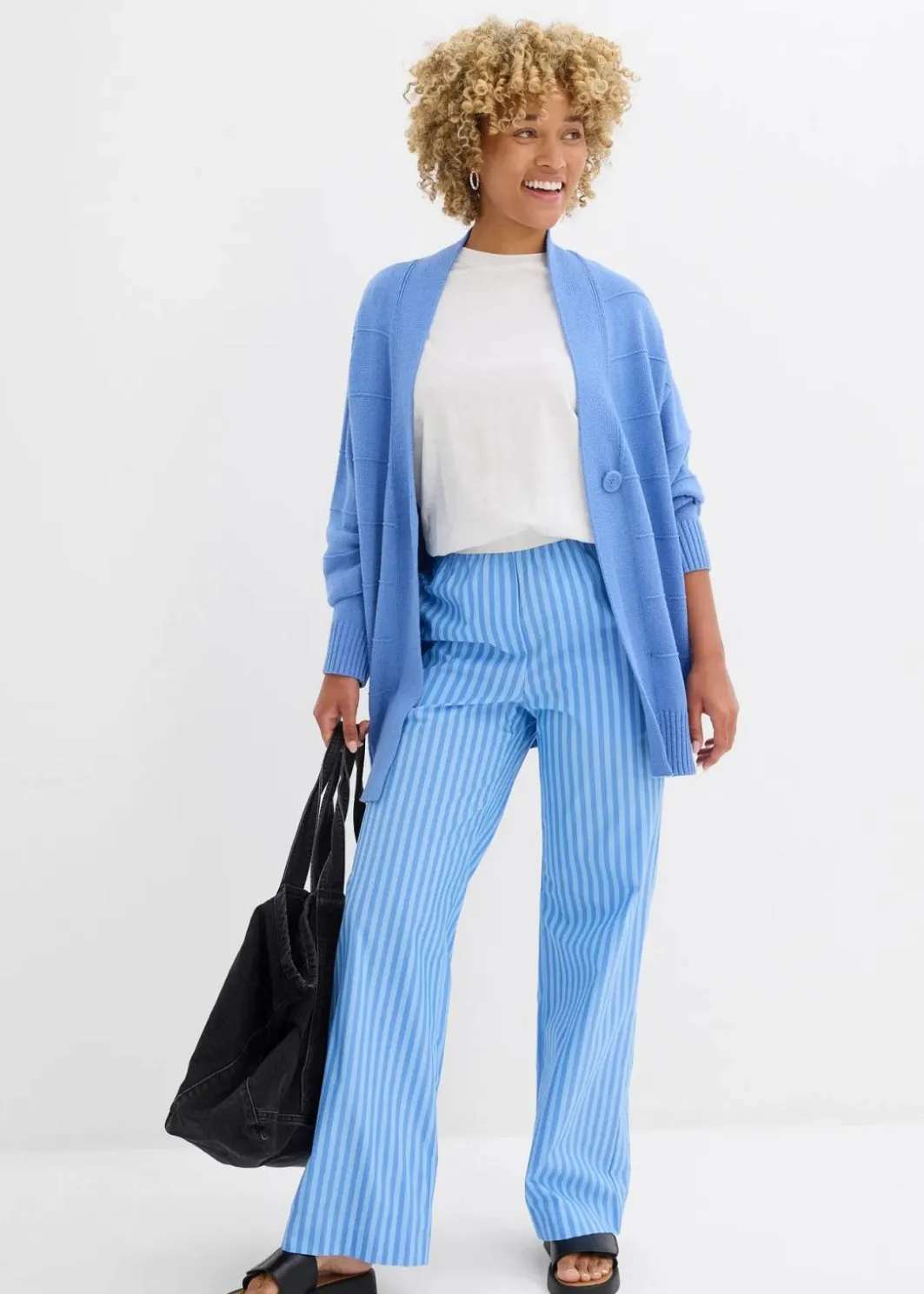 Hot Palazzo-Hose aus Popeline Damen Bekleidung·Kleider|Hosen