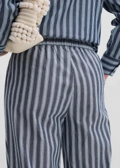 Damen bonprix Bekleidung·Kleider|Hosen|Palazzo-Hose aus reiner Baumwolle