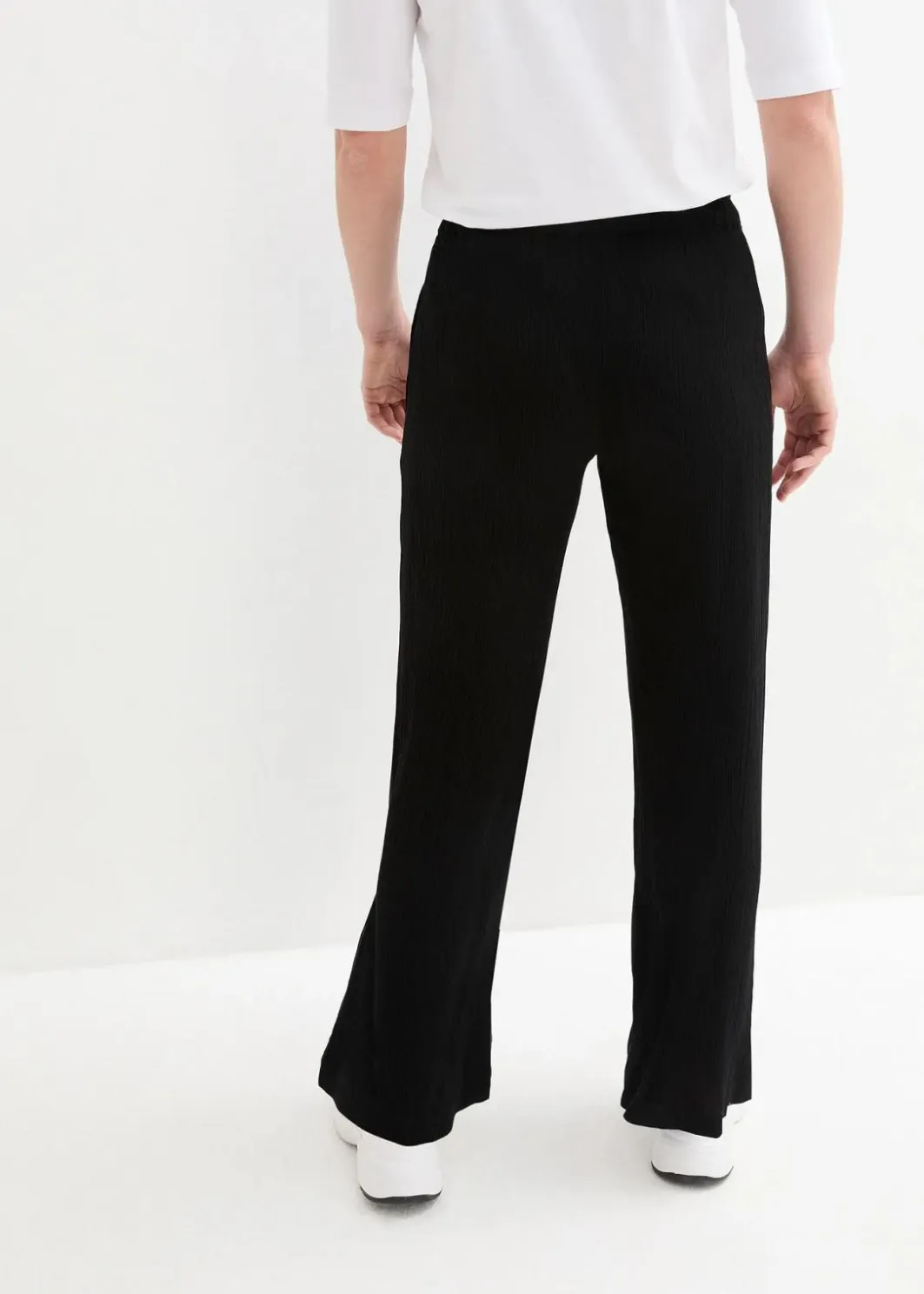 Damen bonprix Bekleidung·Kleider|Hosen|Palazzo-Hose aus reiner Viskose