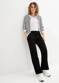 Damen bonprix Bekleidung·Kleider|Hosen|Palazzo-Hose aus reiner Viskose