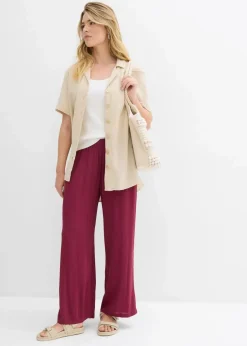 Damen bonprix Nachhaltigere Materialien|Hosen|Palazzo-Hose aus softer Viskose