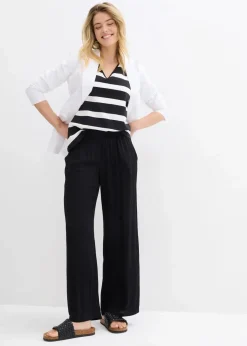 Damen bonprix Nachhaltigere Materialien|Hosen|Palazzo-Hose aus softer Viskose