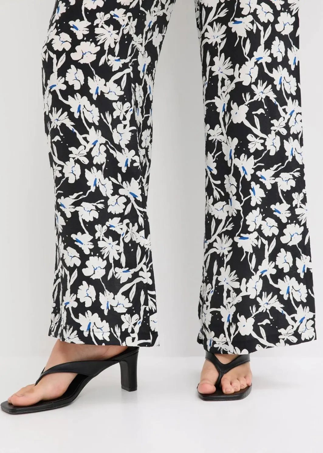 Clearance Palazzo-Hose aus strukturiertem Material Damen Bekleidung·Kleider|Hosen
