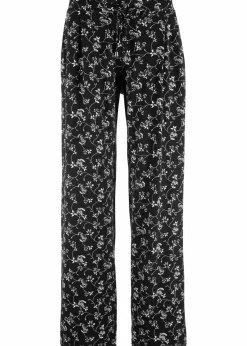 Clearance Palazzo-Hose aus Viskose-Mix Damen Nachhaltigere Materialien|Hosen