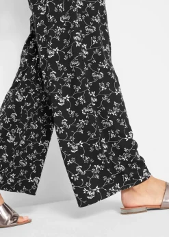 Clearance Palazzo-Hose aus Viskose-Mix Damen Nachhaltigere Materialien|Hosen