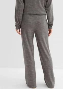 Hot Palazzo-Hose in Strickoptik Damen Hosen|Zweiteiler & Sets