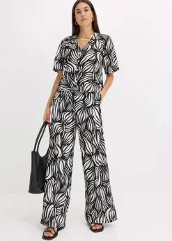 New Palazzo-Hose mit Bequembund Damen Bekleidung·Kleider|Hosen
