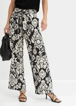 New Palazzo-Hose mit Bequembund Damen Bekleidung·Kleider|Hosen