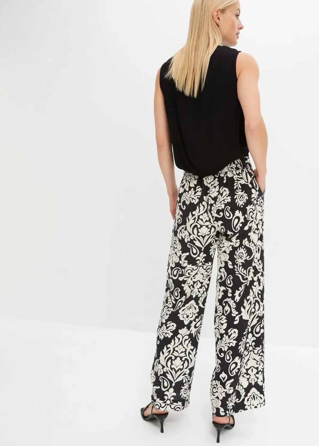 New Palazzo-Hose mit Bequembund Damen Bekleidung·Kleider|Hosen