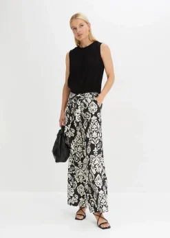 New Palazzo-Hose mit Bequembund Damen Bekleidung·Kleider|Hosen