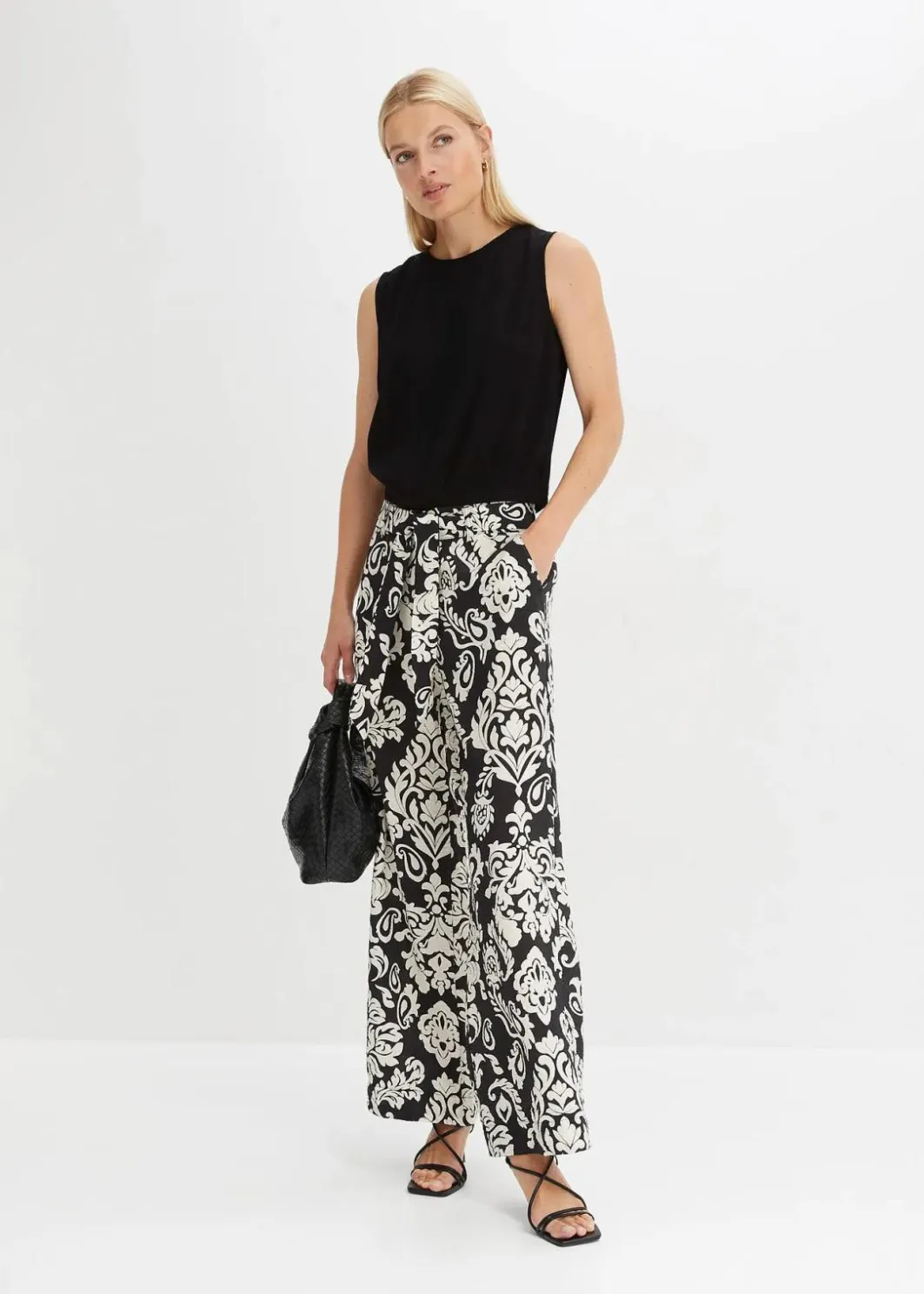 New Palazzo-Hose mit Bequembund Damen Bekleidung·Kleider|Hosen