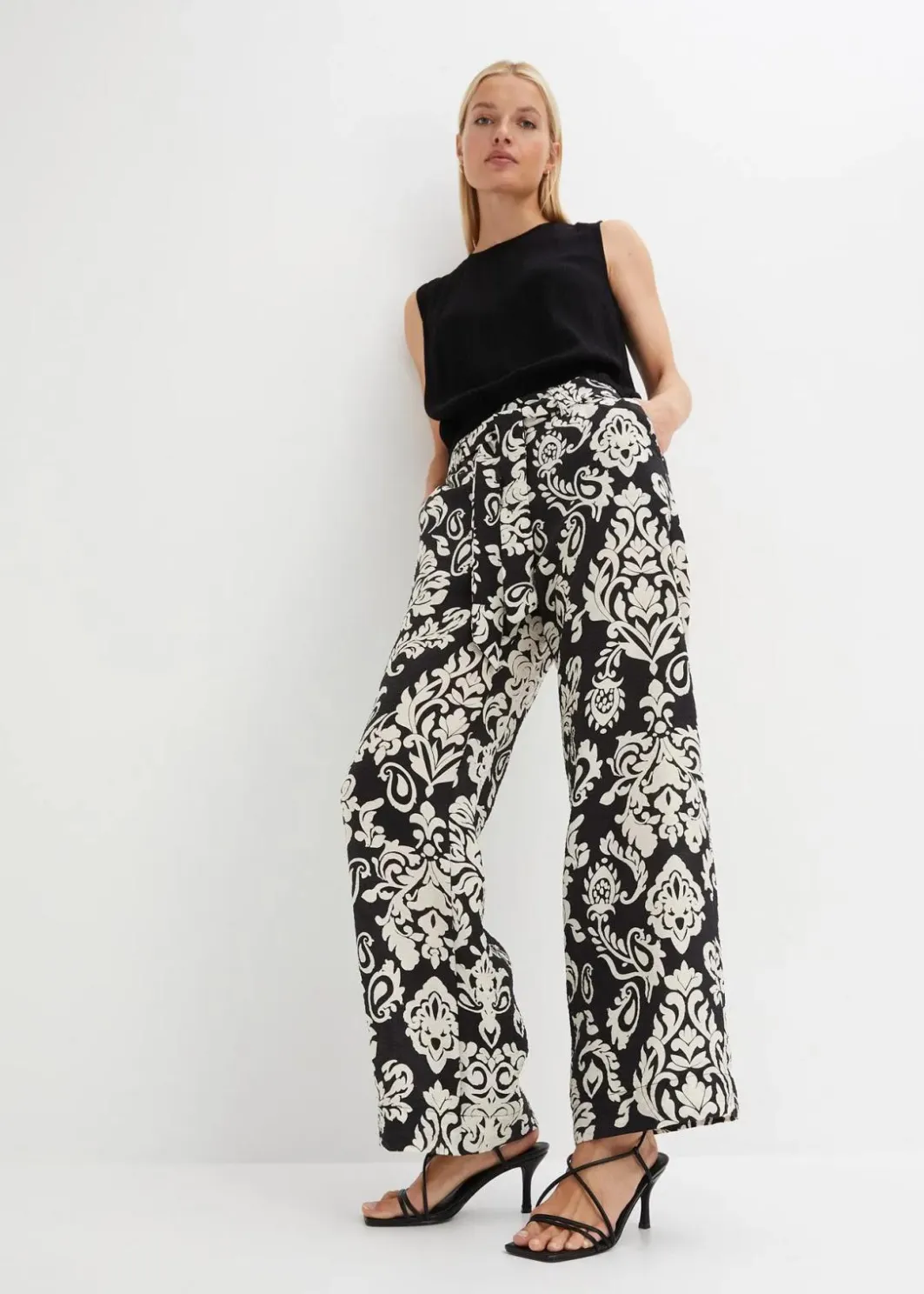 New Palazzo-Hose mit Bequembund Damen Bekleidung·Kleider|Hosen
