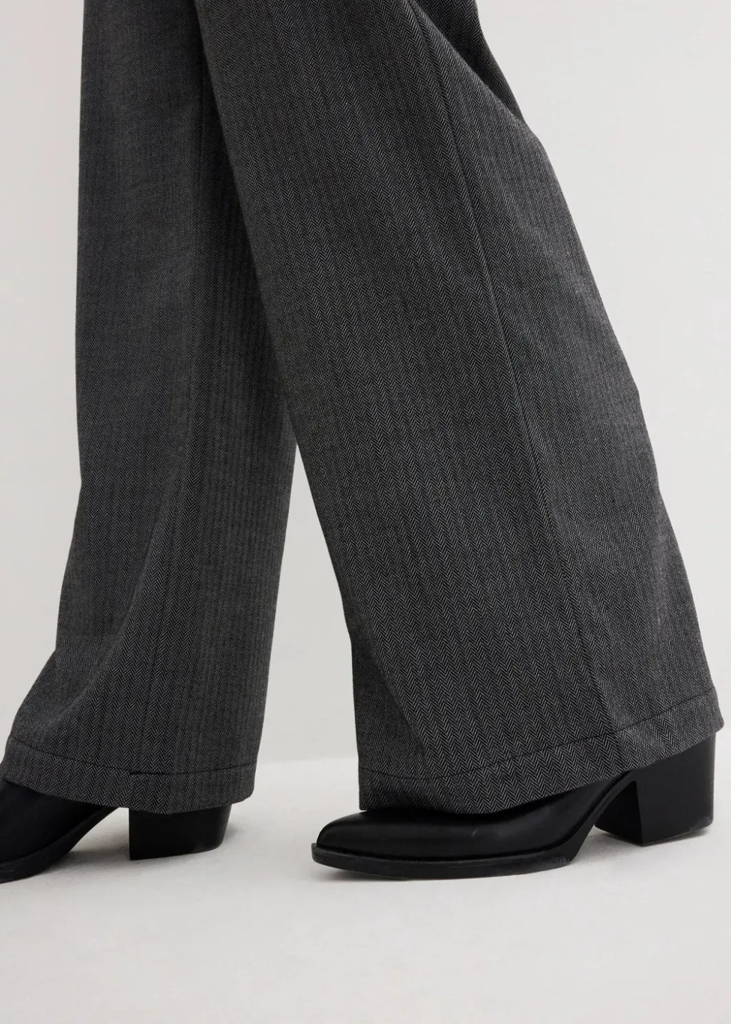 Damen bonprix Bekleidung·Kleider|Hosen|Palazzo-Hose mit Bequembund