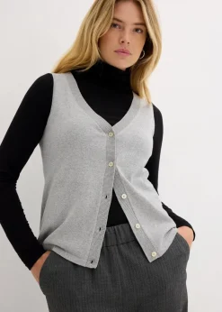 Damen bonprix Bekleidung·Kleider|Hosen|Palazzo-Hose mit Bequembund