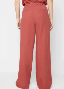Best Palazzo-Hose mit Leinen Damen Hosen|Bekleidung·Kleider