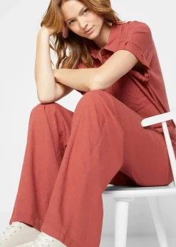 Best Palazzo-Hose mit Leinen Damen Hosen|Bekleidung·Kleider