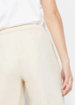 Best Palazzo-Hose mit Leinen Damen Bekleidung·Kleider|Hosen