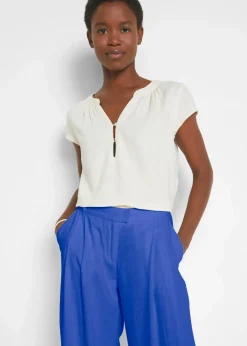 Hot Palazzo-Hose mit Leinen, sehr weit geschnitten Damen Hosen|Bekleidung·Kleider