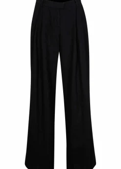 Outlet Palazzo-Hose mit Leinen, sehr weit geschnitten Damen Bekleidung·Kleider|Hosen