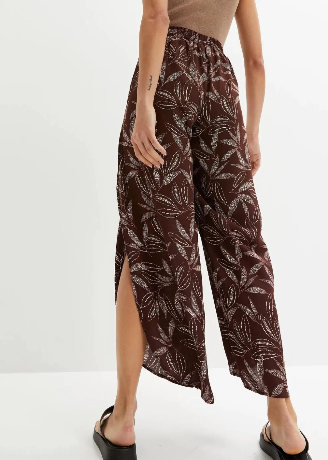 Discount Palazzo-Hose mit Schlitz Damen Hosen|Bekleidung·Kleider