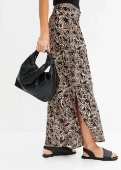 Online Palazzo-Hose mit Schlitz Damen Bekleidung·Kleider|Hosen