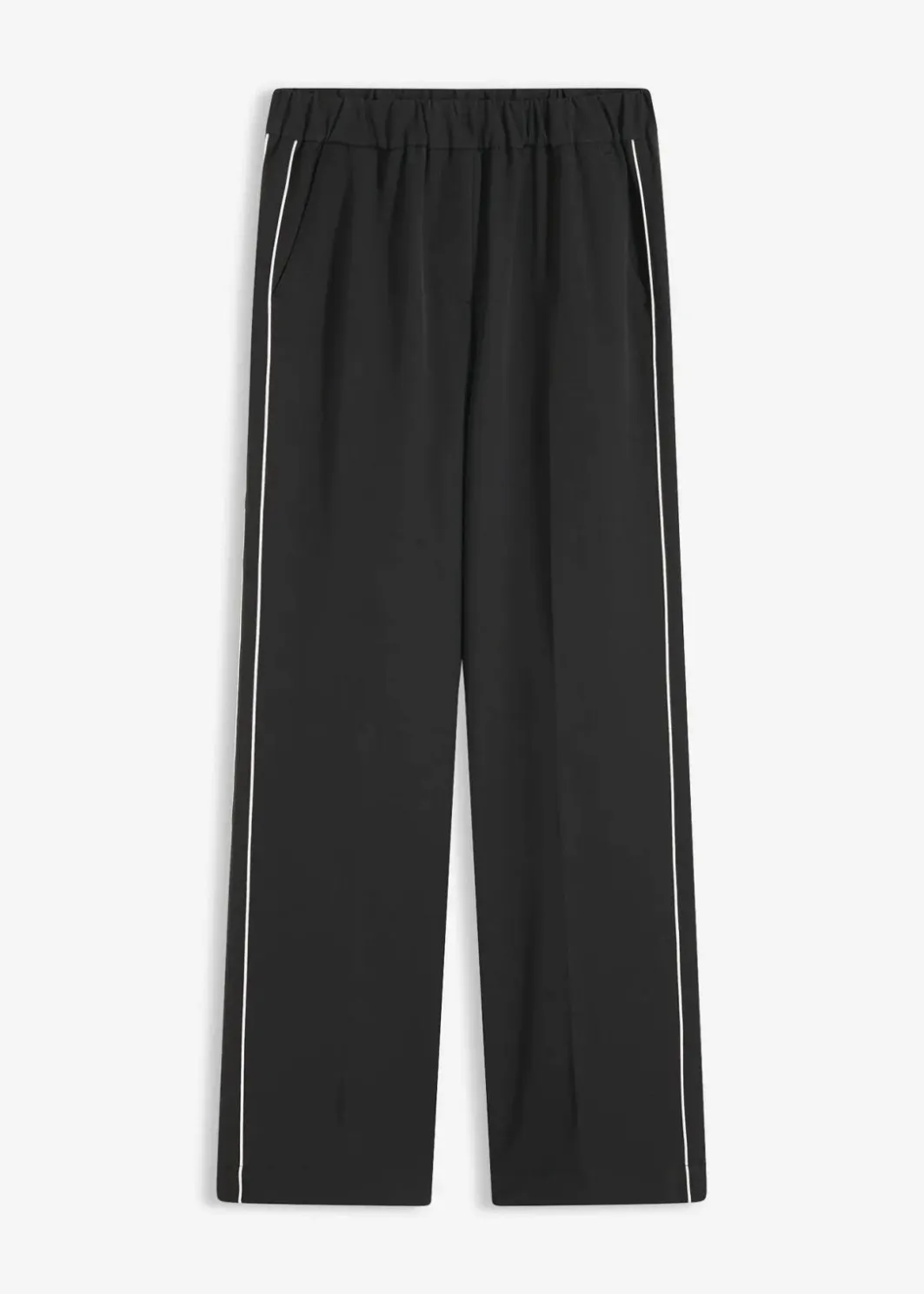 New Palazzo-Hose mit Zierstreifen Damen Bekleidung·Kleider|Hosen