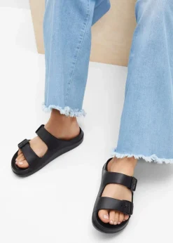 Discount Pantoletten aus wasserabweisendem Material Damen Sommerschuhe|Strandmode