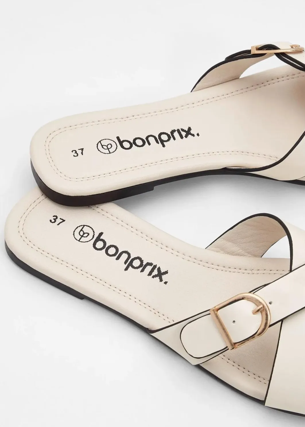New Pantoletten mit dekorativer Schnalle Damen Strandmode|Sommerschuhe