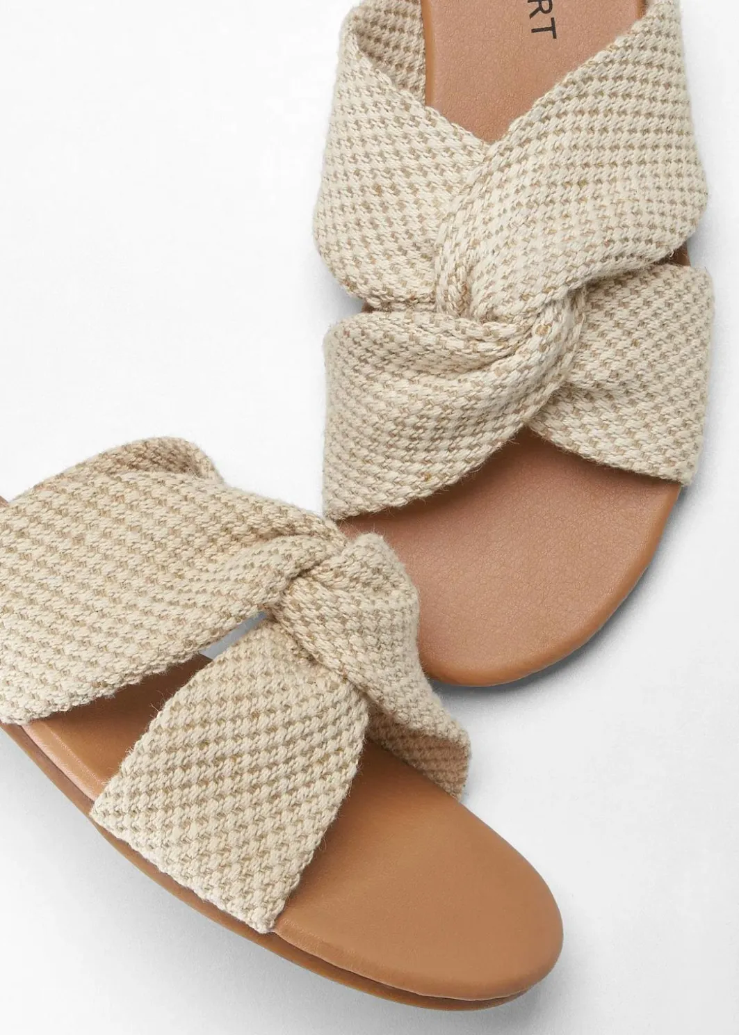 Damen bonprix Sommerschuhe|Pantoletten mit Knoten