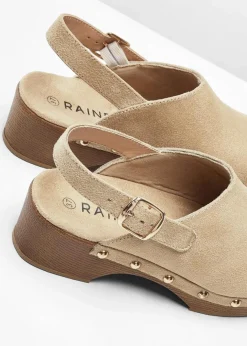 Sale Pantoletten mit Riemchen Damen Sommerschuhe