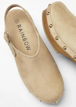 Sale Pantoletten mit Riemchen Damen Sommerschuhe