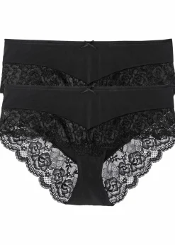 Damen bonprix Wäsche·Dessous|Wäsche·Höschen|Panty (2er Pack)