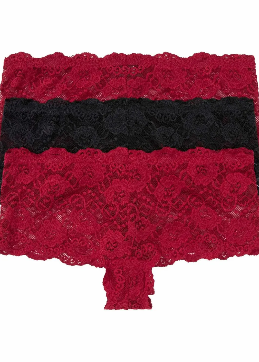 Damen bonprix Wäsche·Höschen|Höschen|Panty mit Spitze 2+1 (3er Pack)