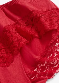 Clearance Panty mit Spitze (4er Pack) Damen Wäsche·Baumwollunterwäsche|Wäsche·Höschen