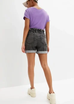 Hot Paperbag Jeans-Shorts Damen Bekleidung·Outdoorbekleidung|Bekleidung·Shirts & Tops