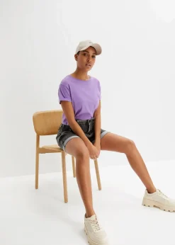 Hot Paperbag Jeans-Shorts Damen Bekleidung·Outdoorbekleidung|Bekleidung·Shirts & Tops