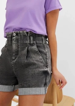 Hot Paperbag Jeans-Shorts Damen Bekleidung·Outdoorbekleidung|Bekleidung·Shirts & Tops