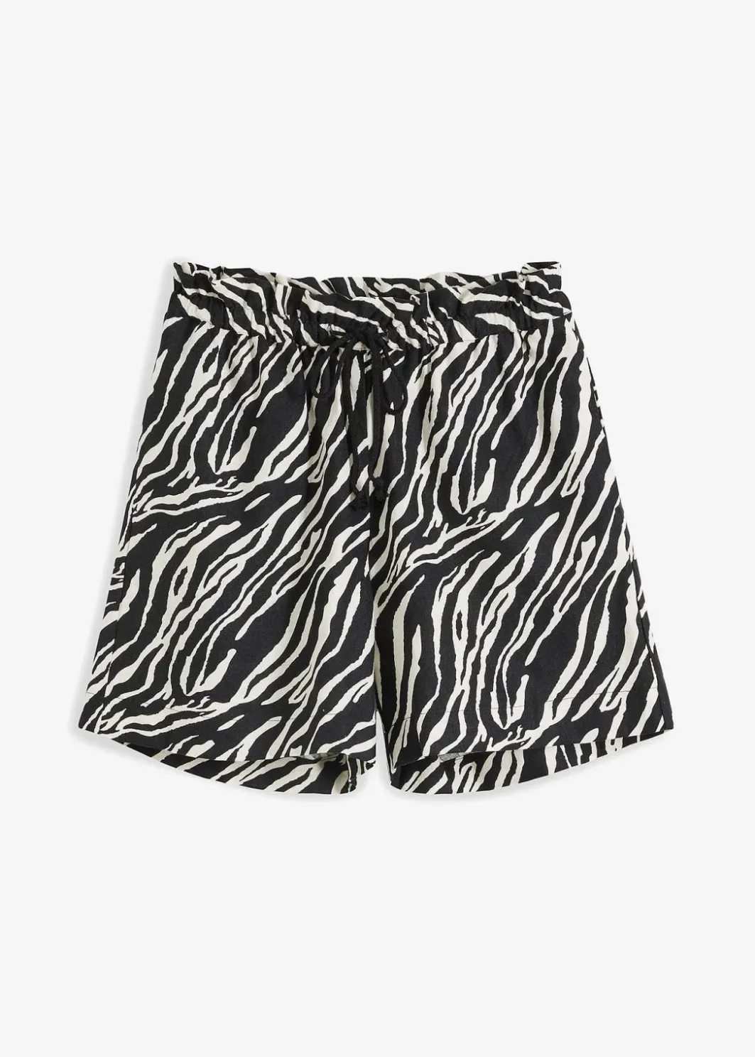 Damen bonprix Bekleidung·Outdoorbekleidung|Bekleidung·Kleider|Paperbag Shorts mit Schnürung