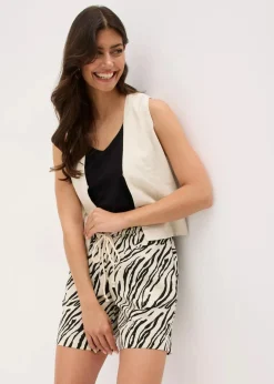 Sale Paperbag Shorts mit Schnürung Damen Nachhaltigere Materialien|Hosen
