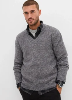 Discount pflegeleichter Grobstrick-Pullover Herren Große Größen|Pullover & Strickjacken
