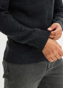 Best pflegeleichter Rundhalspullover im Colourblocking-Design Herren Große Größen|Pullover & Strickjacken
