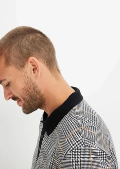 Outlet Piqué Polo-Langarmshirt aus Bio-Baumwolle Herren Große Größen|Shirts & Polos