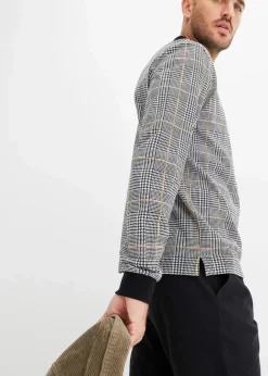 Outlet Piqué Polo-Langarmshirt aus Bio-Baumwolle Herren Große Größen|Shirts & Polos