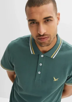Best Piqué-Poloshirt aus reiner Baumwolle (2er Pack) Herren Große Größen|Shirts & Polos