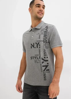 Best Piqué-Poloshirt aus reiner Baumwolle Slim Fit, Kurzarm Herren Große Größen|Shirts & Polos