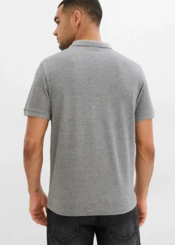 Best Piqué-Poloshirt aus reiner Baumwolle Slim Fit, Kurzarm Herren Große Größen|Shirts & Polos