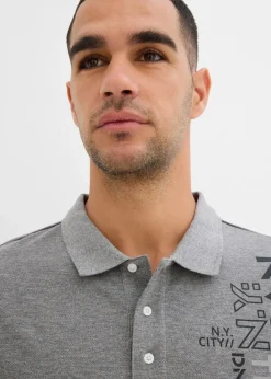 Best Piqué-Poloshirt aus reiner Baumwolle Slim Fit, Kurzarm Herren Große Größen|Shirts & Polos