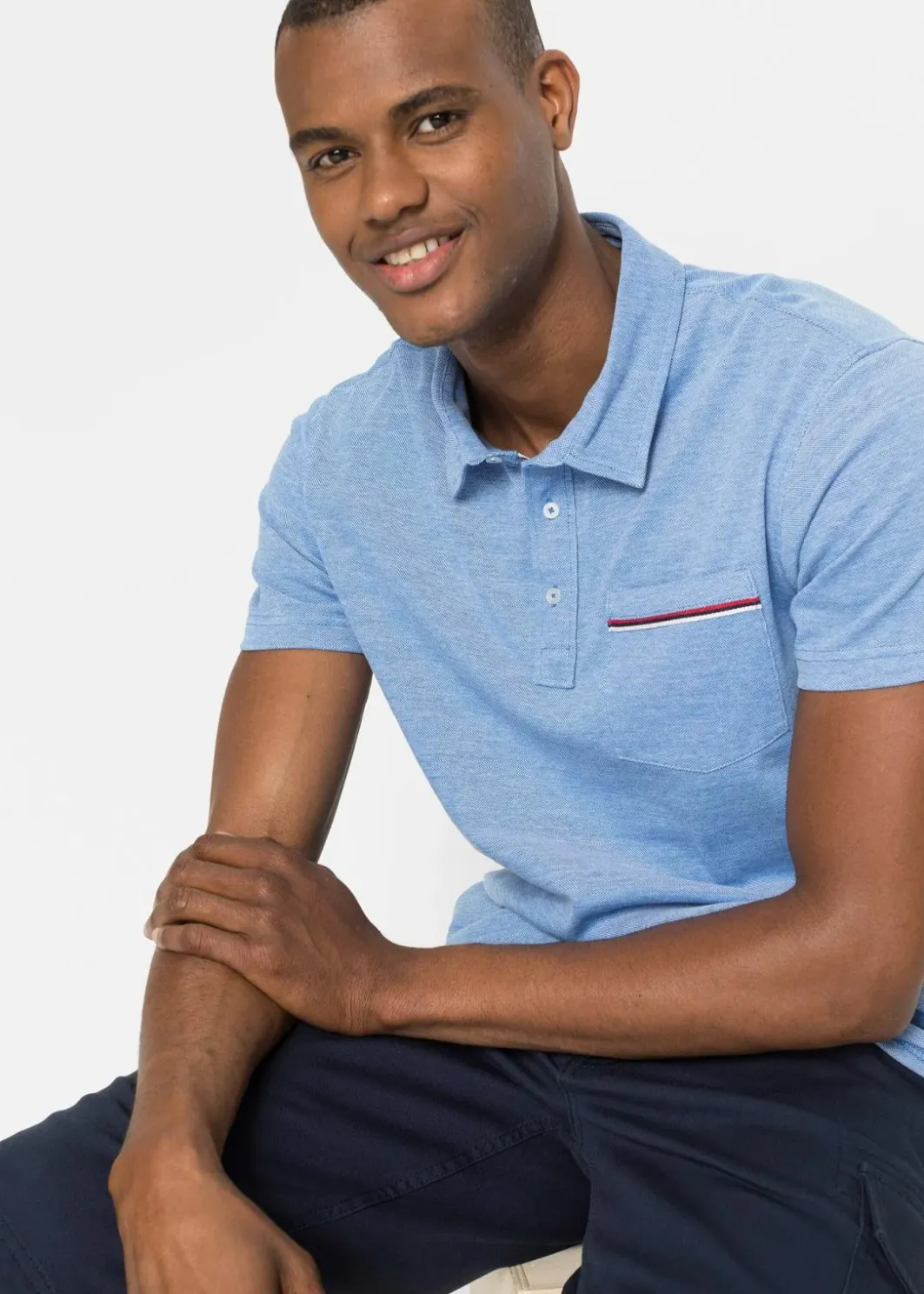 Best Piqué-Poloshirt aus reiner Bio-Baumwolle (2er Pack) Herren Große Größen|Shirts & Polos